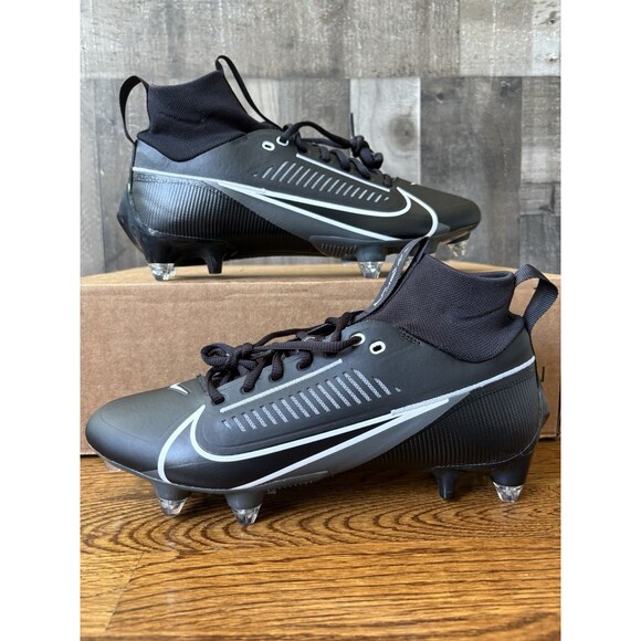 Nike Vapor Edge Pro 360 2 Football Cleats Black White FJ7023-001 Men\'s Size 10
